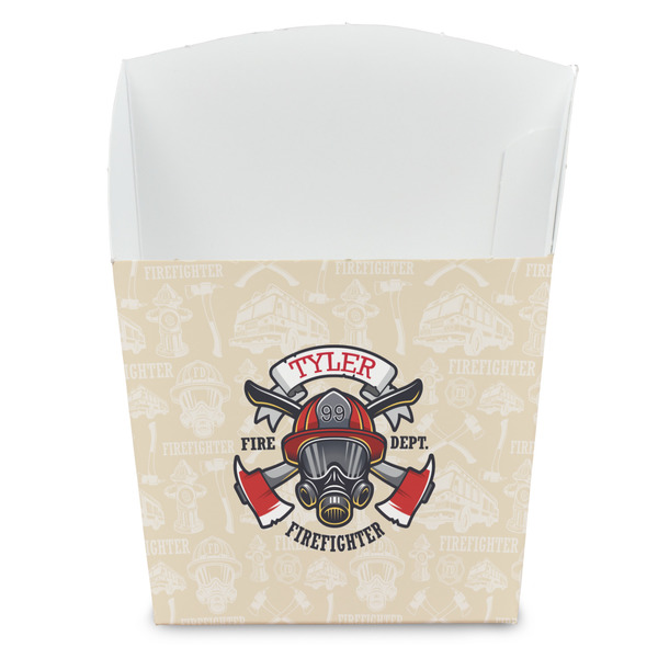 Custom Firefighter French Fry Favor Boxes (Personalized)