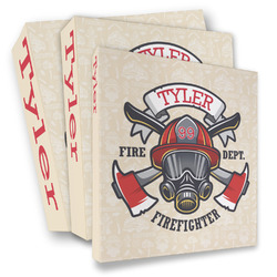 Firefighter 3 Ring Binder - Full Wrap (Personalized)