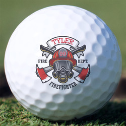 Firefighter Golf Balls - Titleist Pro V1 - Set of 3 (Personalized)