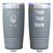 Firefighter Gray Polar Camel Tumbler - 20oz - Double Sided - Approval