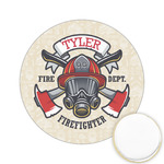 Firefighter Printed Cookie Topper - 2.15" (Personalized)