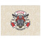 Firefighter Indoor / Outdoor Rug - 6'x8' - Front Flat