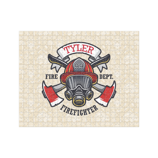 Custom Firefighter 500 pc Jigsaw Puzzle (Personalized)