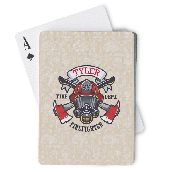 Custom Firefighter Playing Cards (Personalized)