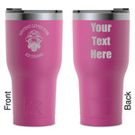 Firefighter RTIC Tumbler - Magenta - Laser Engraved - Double-Sided (Personalized)