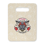 Firefighter Rectangular Trivet with Handle (Personalized)