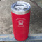 Firefighter Red Polar Camel Tumbler - 20oz - Angled