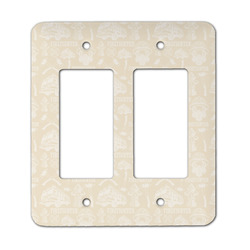 Firefighter Rocker Style Light Switch Cover - Two Switch