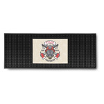 Firefighter Rubber Bar Mat (Personalized)