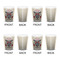 Firefighter Shot Glass - White - Set of 4 - APPROVAL