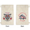 Firefighter Small Laundry Bag - Front & Back View