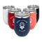 Firefighter Career Steel Wine Tumblers Multiple Colors