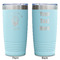 Firefighter Teal Polar Camel Tumbler - 20oz -Double Sided - Approval