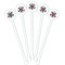 Firefighter White Plastic 5.5" Stir Stick - Fan View