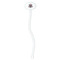 Firefighter White Plastic 7" Stir Stick - Oval - Single Stick