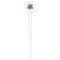 Firefighter White Plastic 7" Stir Stick - Round - Single Stick