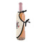 Firefighter Wine Bottle Apron - DETAIL WITH CLIP ON NECK