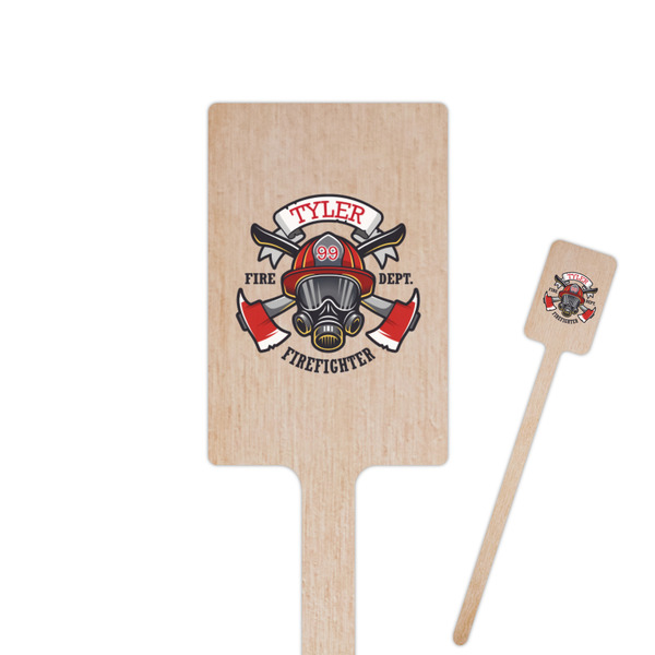 Custom Firefighter Rectangle Wooden Stir Sticks (Personalized)