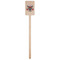 Firefighter Wooden 6.25" Stir Stick - Rectangular - Single Stick