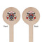 Firefighter Wooden 7.5" Stir Stick - Round - Double Sided - Front & Back