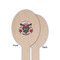 Firefighter Wooden Food Pick - Oval - Single Sided - Front & Back