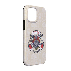 Firefighter iPhone Case - Rubber Lined - iPhone 13 (Personalized)