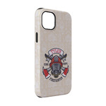 Firefighter iPhone Case - Rubber Lined - iPhone 14 Pro (Personalized)