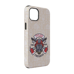 Firefighter iPhone Case - Rubber Lined - iPhone 14 Pro (Personalized)