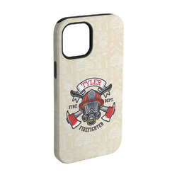 Firefighter iPhone Case - Rubber Lined - iPhone 15 (Personalized)