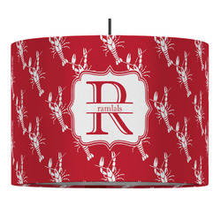 Crawfish 16" Drum Pendant Lamp - Fabric (Personalized)