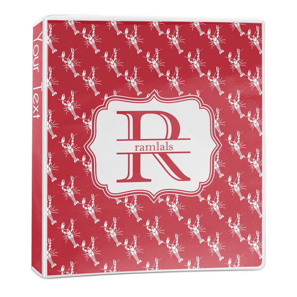 Custom Crawfish 3-Ring Binder - 1 inch (Personalized)