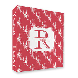 Crawfish 3 Ring Binder - Full Wrap - 2" (Personalized)