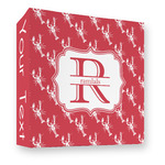 Crawfish 3 Ring Binder - Full Wrap - 3" (Personalized)