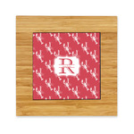 Crawfish Bamboo Trivet with Ceramic Tile Insert (Personalized)