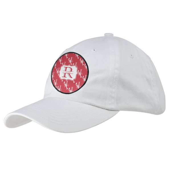 Custom Crawfish Baseball Cap - White (Personalized)