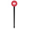 Crawfish Black Plastic 6" Food Pick - Round - Single Pick