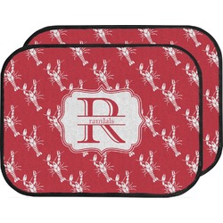 Crawfish Car Floor Mats (Back Seat) (Personalized)