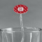 Crawfish Clear Plastic 7" Stir Stick - Oval - Main