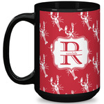 Crawfish 15 Oz Coffee Mug - Black (Personalized)