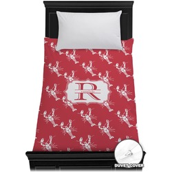 Crawfish Duvet Cover - Twin (Personalized)