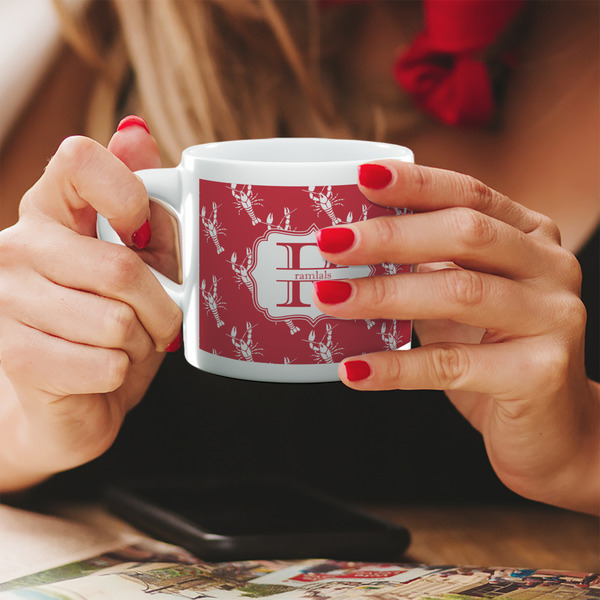 Custom Crawfish Double Shot Espresso Cup - Single (Personalized)