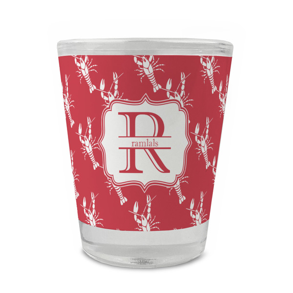 Custom Crawfish Glass Shot Glass - 1.5 oz - Set of 4 (Personalized)