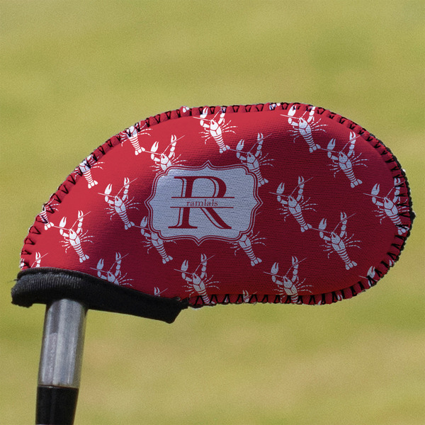 Custom Crawfish Golf Club Iron Cover - Single (Personalized)