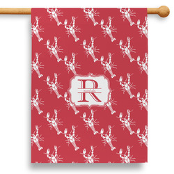 Crawfish 28" House Flag (Personalized)