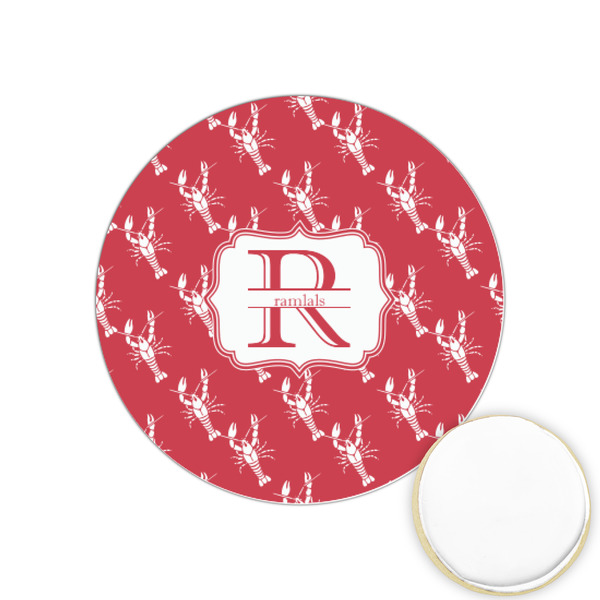 Custom Crawfish Printed Cookie Topper - 1.25" (Personalized)