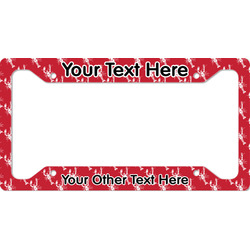 Crawfish License Plate Frame - Style A (Personalized)