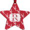 Crawfish Metal Star Ornament - Front