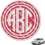 Crawfish Monogram Car Decal (Personalized)