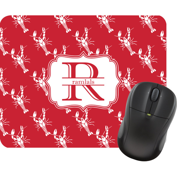 Custom Crawfish Rectangular Mouse Pad (Personalized)