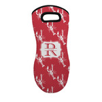 Crawfish Neoprene Oven Mitt w/ Name and Initial